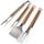 YouTheFan NCAA Grilling Tool Set Steel in Brown/Gray | 18 H x 4 W x 1 D in | Wayfair 7016979