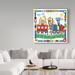 Zoomie Kids 'Children On Train' Canvas Art Canvas in Green/Red/White | 14 H x 14 W x 2 D in | Wayfair 8A4A3B99E82E407CA218792F097A1FF6