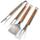 YouTheFan NCAA Grilling Tool Set Steel in Brown/Gray | 18 H x 4 W x 1 D in | Wayfair 7018409