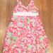 Lilly Pulitzer Dresses | Lilly Pulitzer 10 Sundress Dress Bubble Hem Kitty | Color: Orange/Pink | Size: 10g