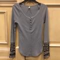 Free People Tops | Free People Top | Color: Black/Blue | Size: S