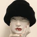 J. Crew Accessories | J Crew Faux Fur Hat Black Cloche | Color: Black | Size: Os