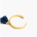 Madewell Jewelry | Madewell Tassel Cuff Bracelet | Color: Blue/Gold | Size: Os