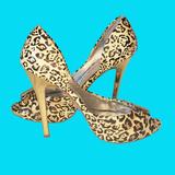 Jessica Simpson Shoes | Jessica Simpson Mika Cheetah Print Heels Size 7 | Color: Black/Tan | Size: 7