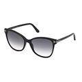 Tom Ford ANI FT 0844 Shiny Black/Dark Grey Shaded 58/18/140 women Sunglasses