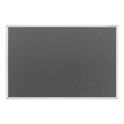 Magnetoplan Filz-Pinnwand 90 x 60 cm grau