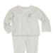 Ralph Lauren Pajamas | Baby 2-Piece Kimono Top & Footed Pants Set | Color: Gray | Size: 9mb