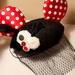 Disney Accessories | Disney Mickey Ears Hat - White Rose & Black Veil | Color: Black/Red | Size: Os