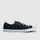 Converse all star dainty gs ox trainers in black & white