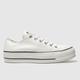 Converse all star lift ox trainers in white