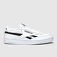 Reebok club c revenge trainers in white & black