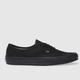 Vans authentic trainers in black