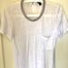 J. Crew Tops | Jcrew Silver Beaded T | Color: Silver/White | Size: S