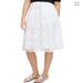J. Crew Skirts | J Crew White Eyelet Lace Skirt Nwt 6 | Color: White | Size: 6