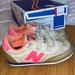 J. Crew Shoes | J. Crew New Balance Girls Size 9 Sneakers | Color: Pink/White | Size: 9g