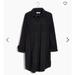 Madewell Dresses | Madewell Dark Denim Shirt Dress | Color: Black | Size: Xs