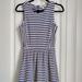 Madewell Dresses | Madewell Sleeveless Striped Dress With Pockets | Color: Blue/White | Size: Xs