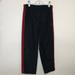 Adidas Bottoms | Adidas Lined Track Pants Black/Red - Medium Youth | Color: Black/Red | Size: Medium Youth