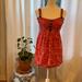 Anthropologie Dresses | Coral Fish Navy Piping Bohemian Sundress | Color: Blue/Red | Size: S