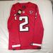 Nike Sweaters | Nike Matt Ryan Long Sleeve Fleece Knit Jersey | Color: Black/Red | Size: S