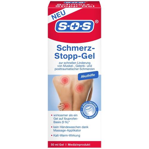 SOS Schmerz-Stopp-Gel Muskel, Gelenke & Wärmetherapie 50.0 ml