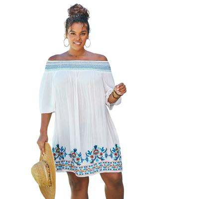Plus Size Women's Off-The-Shoulder Cover Up by Swi...
