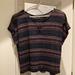 American Eagle Outfitters Sweaters | American Eagle Outfitters Cropped Keyhole Sweater | Color: Blue | Size: S
