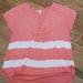 American Eagle Outfitters Tops | American Eagle V Neck Shirt Size M | Color: Orange/Pink | Size: M