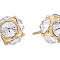 Kate Spade Jewelry | Kate Spade Lady Marmalade Crystal Stud Earrings | Color: Gold | Size: Os