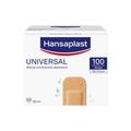 Hansaplast Universal Pflaster (100 Strips), schmutz- und wasserabweisende Wundpflaster, großes Pflaster Set mit starker Klebkraft