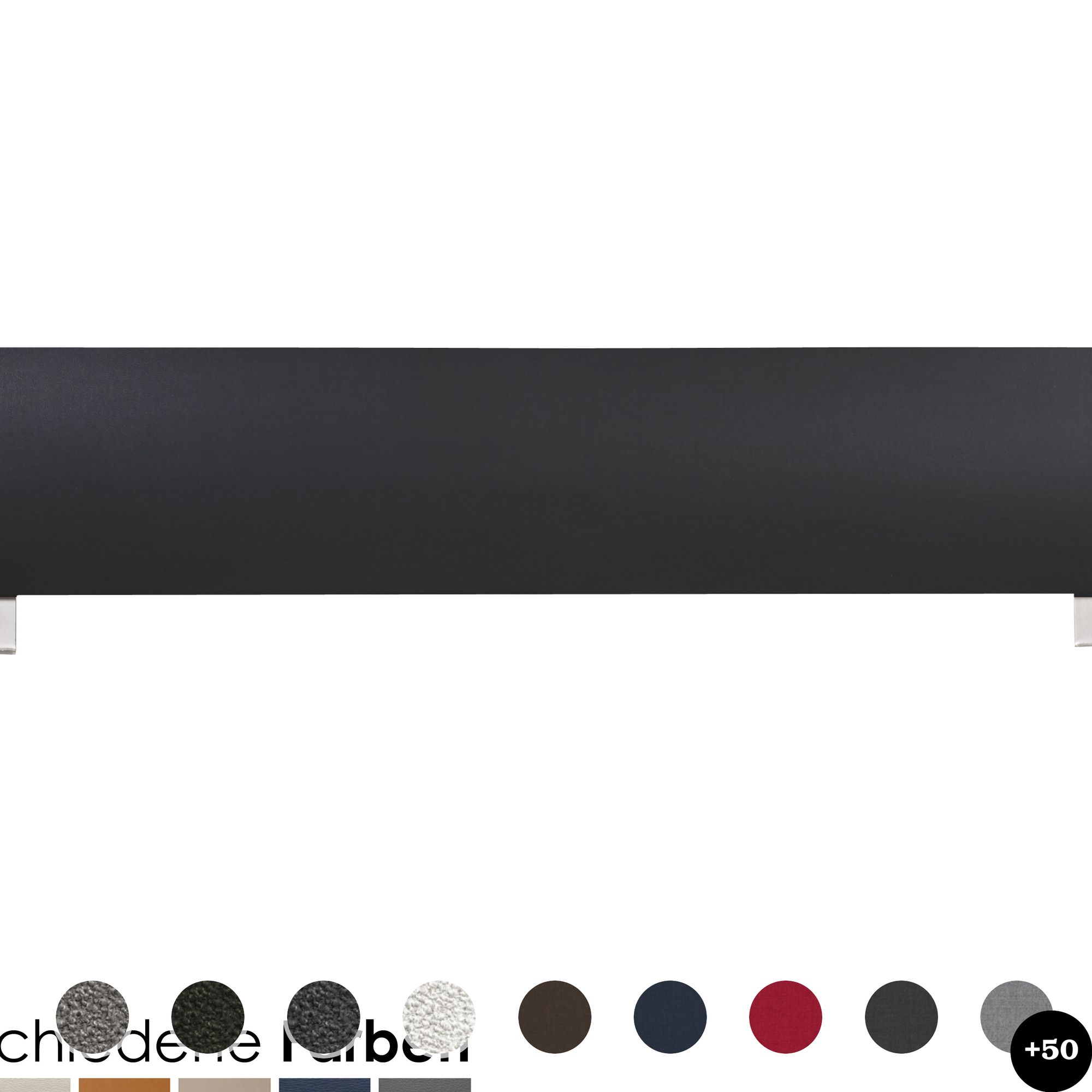 Hasena Wood-Line Kopfteil Lenio 200 cm / PK3 Boston 651 bean Image