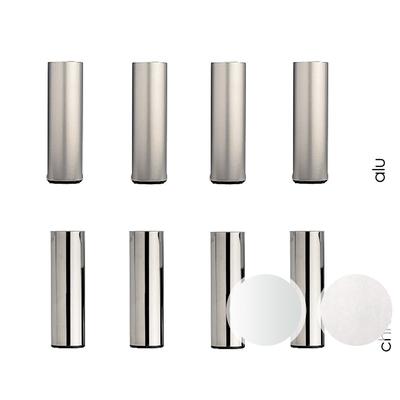 Hasena Top-Line Füsse Soko 4er-Set / 25 cm / Alu Image