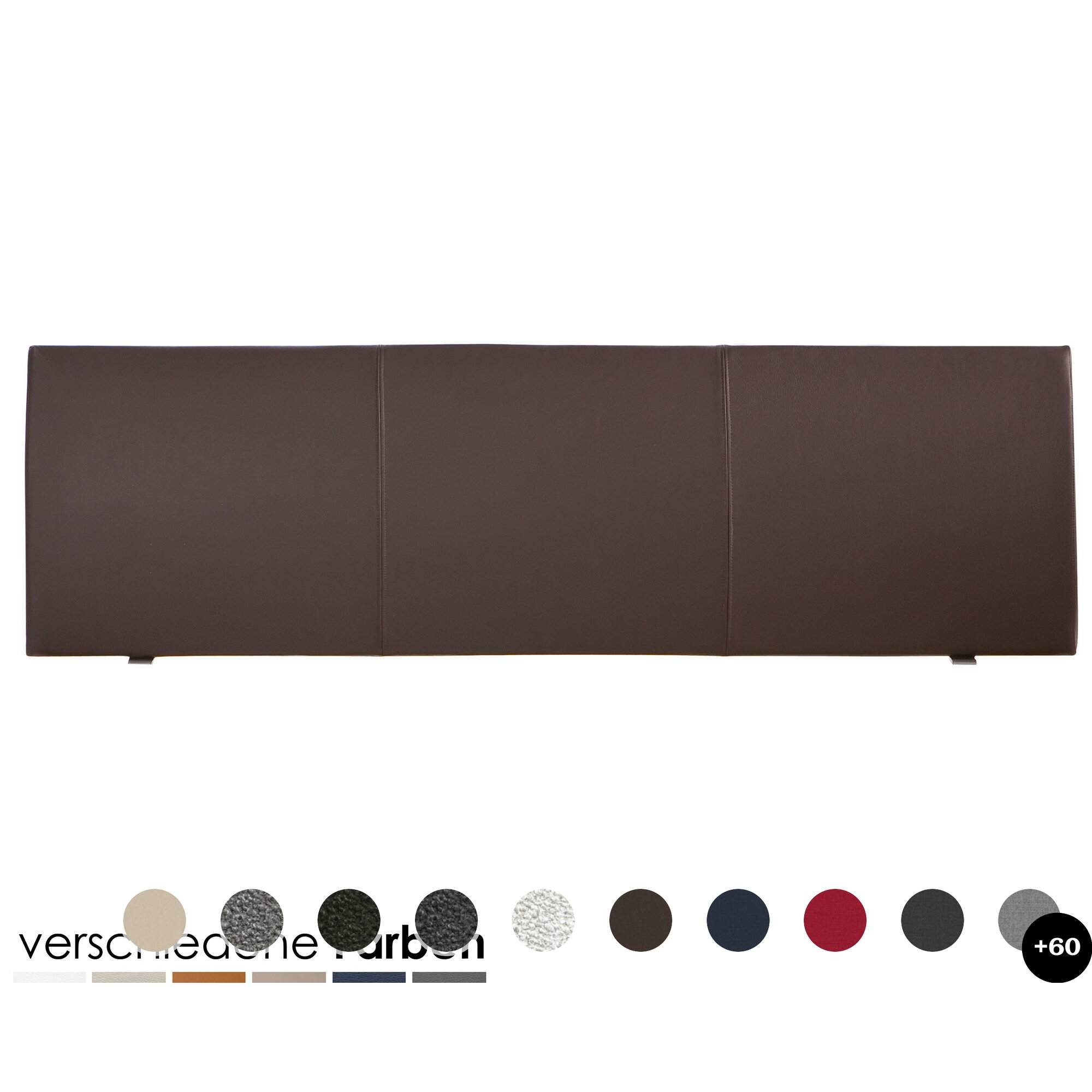 Hasena Dream-Line Kopfteil Ripo 120 cm / PK4 Echtleder 509 ardesia Image