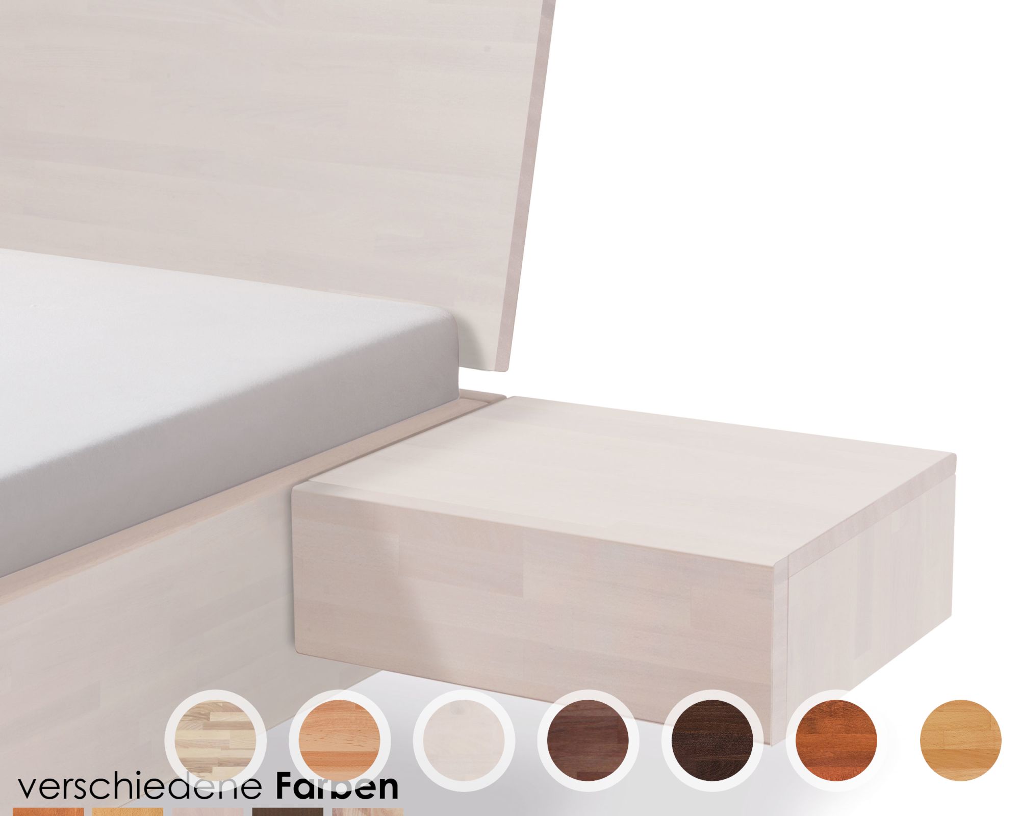 Hasena Wood-Line Nachttisch Caja Buche natur