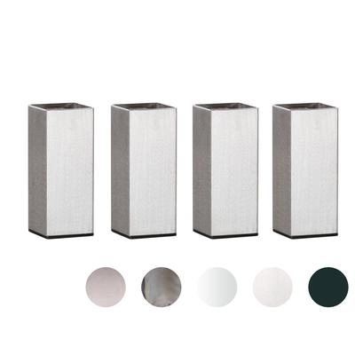 Hasena Factory-Chic Füsse Mico 4er-Set / 25 cm / chrom Image