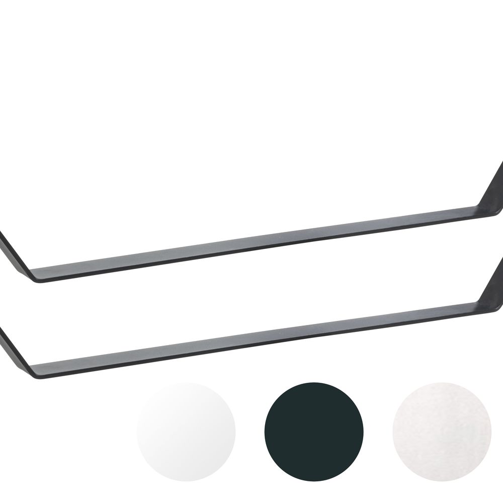 Hasena Wood-Line Füsse Slid 2er-Set / 20 cm / 180 cm / Anthrazit Image