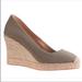 J. Crew Shoes | Jcrew Green Gray Seville Espadrille Wedges | Color: Gray/Green | Size: 7.5