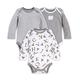 Burt's Bees Baby Baby Boys' Bodysuits, 3-Pack 100% Organic Cotton One-Pieces Layette Set, A-bee-c, 18 Months