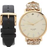 Kate Spade Accessories | Kate Spade Interchangeable Watch | Color: Black/Gold | Size: Os