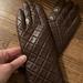 Michael Kors Accessories | Beautiful New Quilted Michael Kors Leather Gloves | Color: Brown | Size: 7