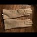 Michael Kors Accessories | Beautiful Suede Michael Kors Gloves With Zippers | Color: Cream/Tan | Size: Os