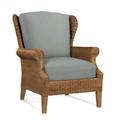 Wingback Chair - Braxton Culler Havana 33" Wide Wingback Chair Polyester in Blue | 41 H x 33 W x 36 D in | Wayfair 1079-007/0805-54/HONEY