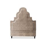 My Chic Nest Meela Panel Headboard Faux Leather/Upholstered/Velvet/Polyester/Linen/Cotton | 65 H x 64 W x 5.9 D in | Wayfair 548-108-1140-Q