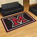 Blue 60 x 1.5 in Area Rug - FANMATS NCAA Synthetic Black/Area Rug Nylon | 60 W x 1.5 D in | Wayfair 20211