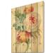 East Urban Home Multicolor French Bouquet II - Farmhouse Print on Natural Pine Wood Metal in Brown/Green/Orange | 32 H x 24 W x 1 D in | Wayfair