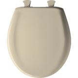 Bemis Plastic Round Toilet Seat Plastic Toilet Seats | 1.938 H x 16.75 W x 14.688 D in | Wayfair 200SLOWT 643