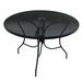 Latitude Run® Redmond Steel Dining Table Metal in Black | 28.25 H x 44 W x 44 D in | Outdoor Dining | Wayfair 43EE2675D02E46269C14667046CE3089