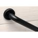 Kingston Brass Claremont Decorative Grab Bar Metal in Black | 2.75 H x 32.81 W in | Wayfair DR914300