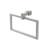 LACAVA Quadro Towel Ring Metal in Gray | 4 H x 7.875 W x 2.75 D in | Wayfair 4420-10