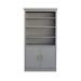 Latitude Run® Geddis 72" H x 36" W Standard Bookcase Wood in Gray | 72 H x 36 W x 13 D in | Wayfair EE2B25EBF5E544169F0AC3DD78303EA7